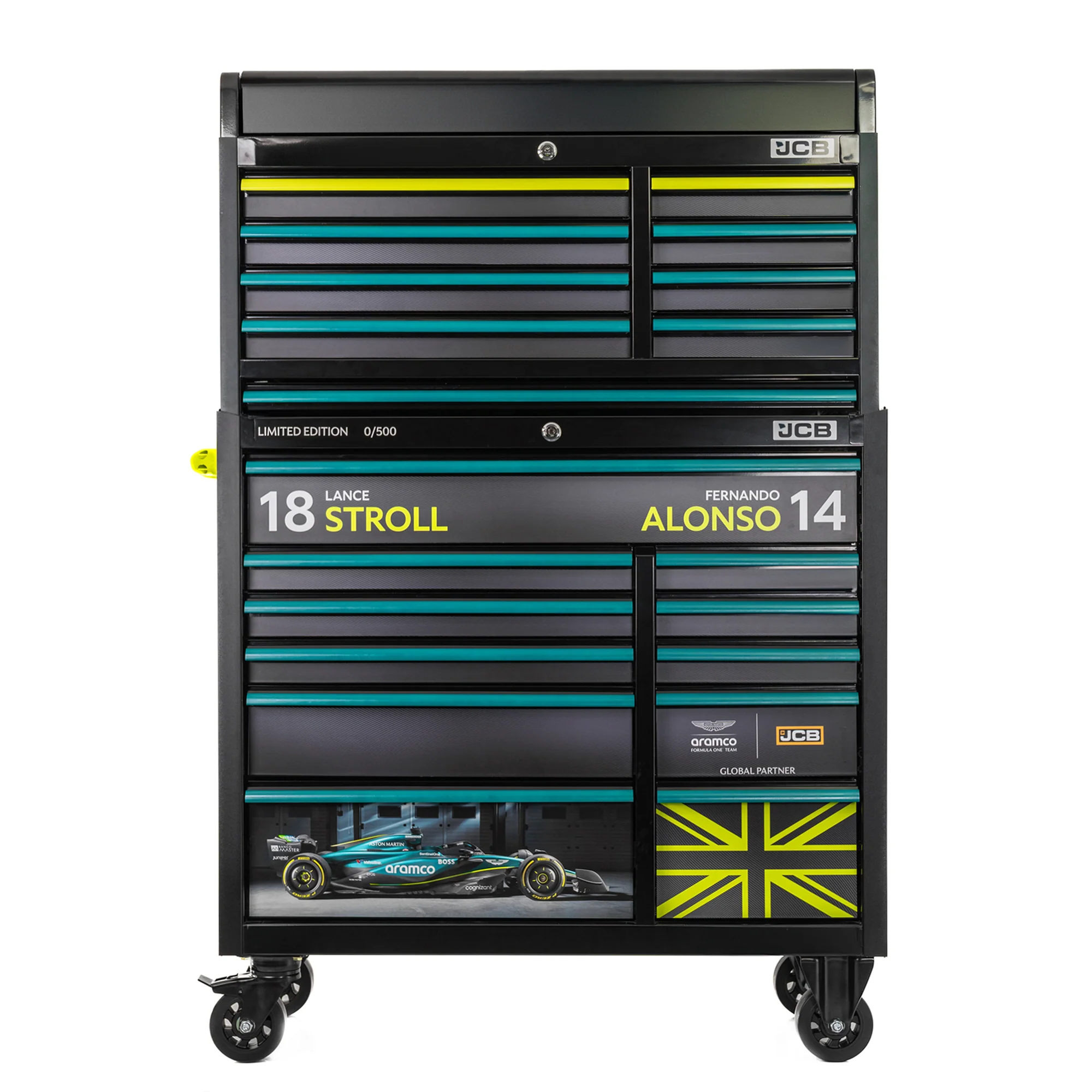 Aston Martin Formula One Team x JCB Limited Edition Tool Chest Stack - Image 3
