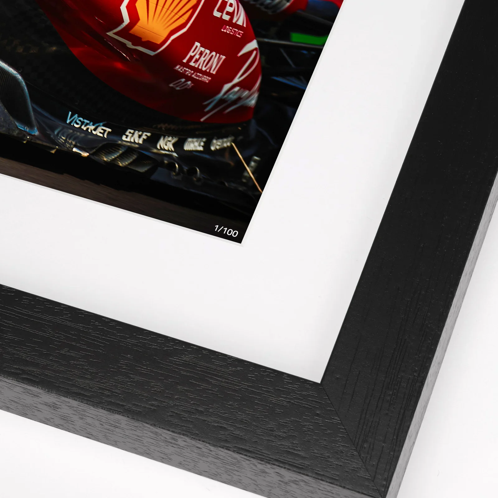 Limited Edition Charles Leclerc 2025 Ferrari Framed Photo - Mexican GP - Image 3