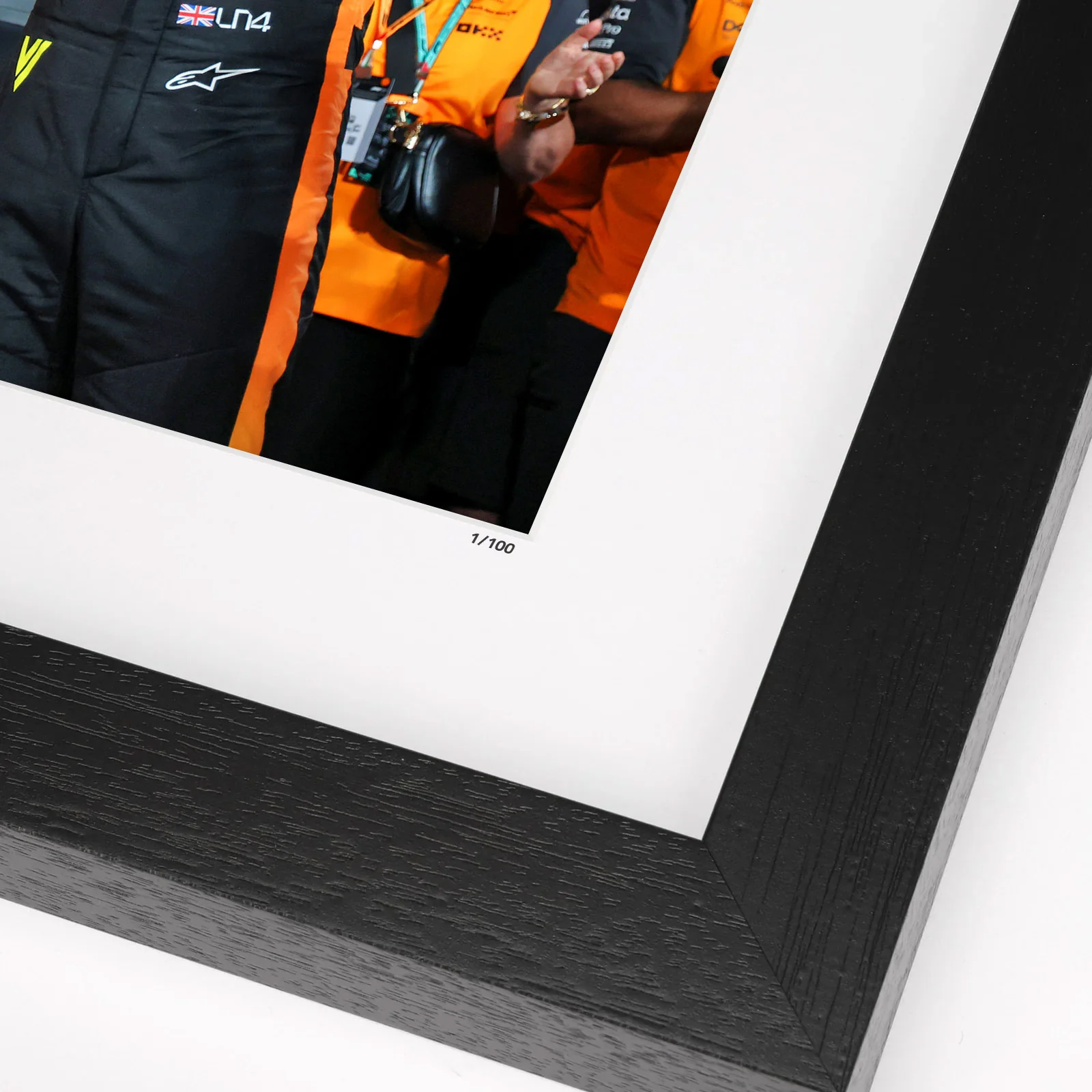 Limited Edition Lando Norris 2025 Driver World Champion Framed Photo - Team Celebration - Image 4