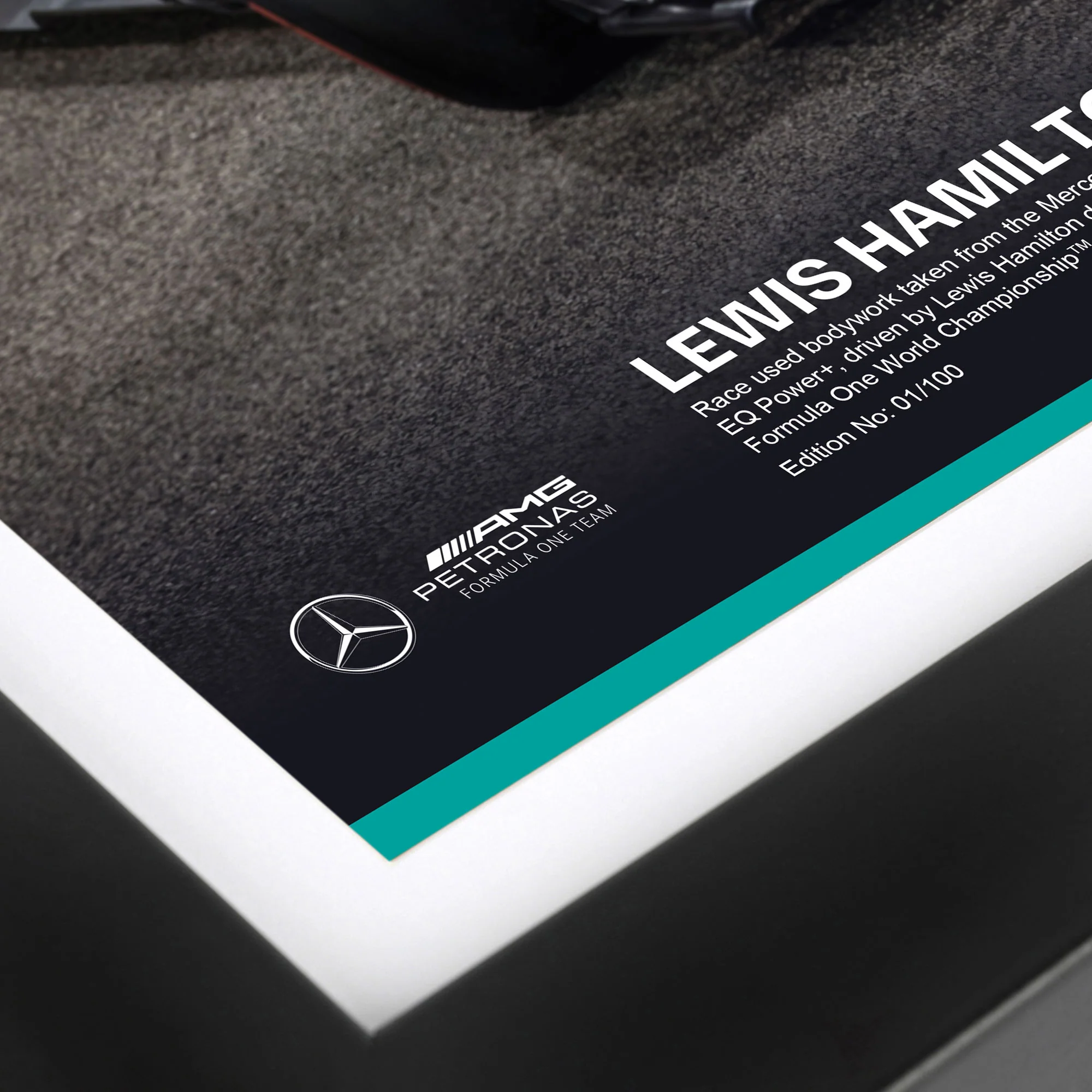 Limited Edition Lewis Hamilton 2017 Bodywork & Photo - Abu Dhabi GP - Image 3