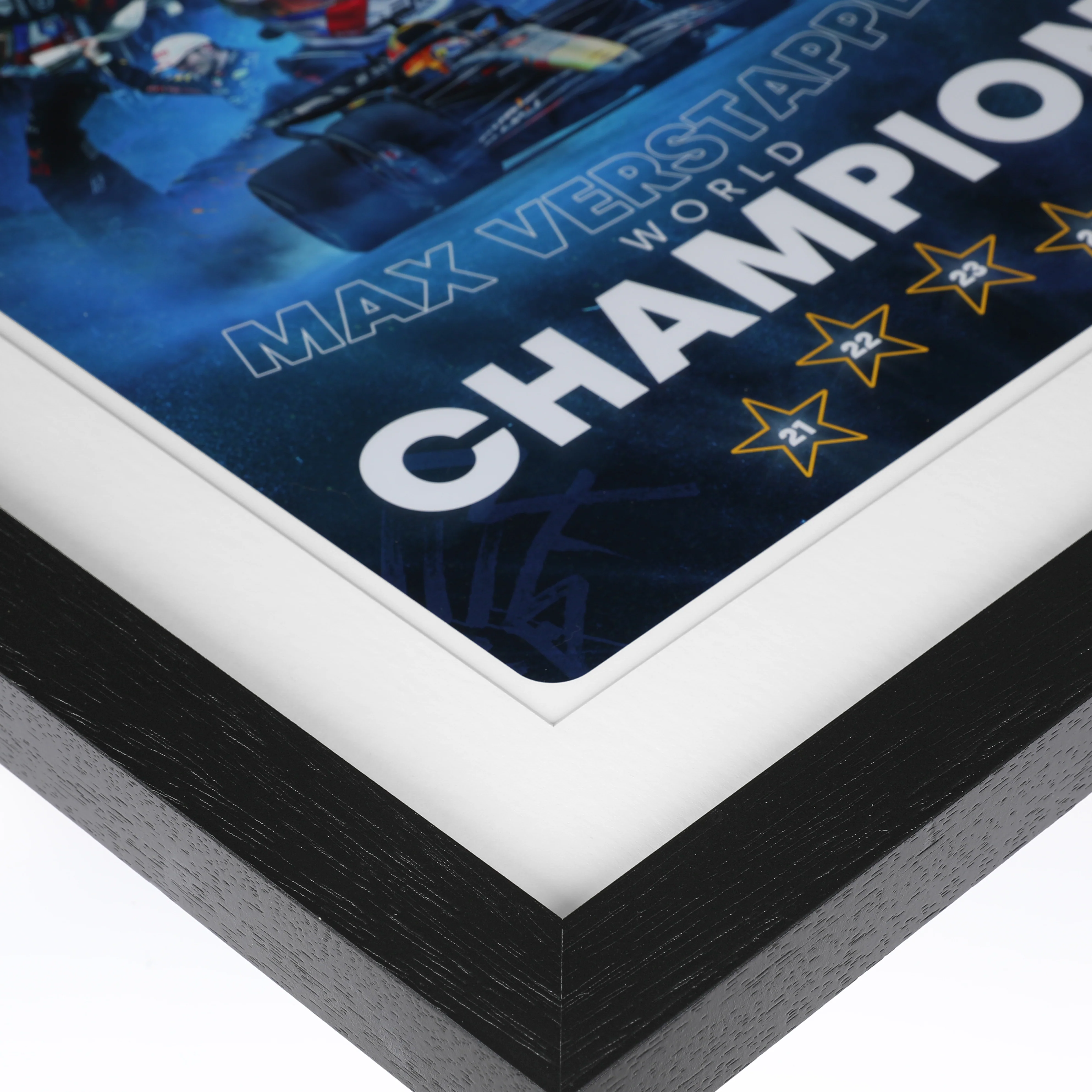 Max Verstappen 2024 'World Champion' Oracle Red Bull Racing Framed Artwork - Image 3