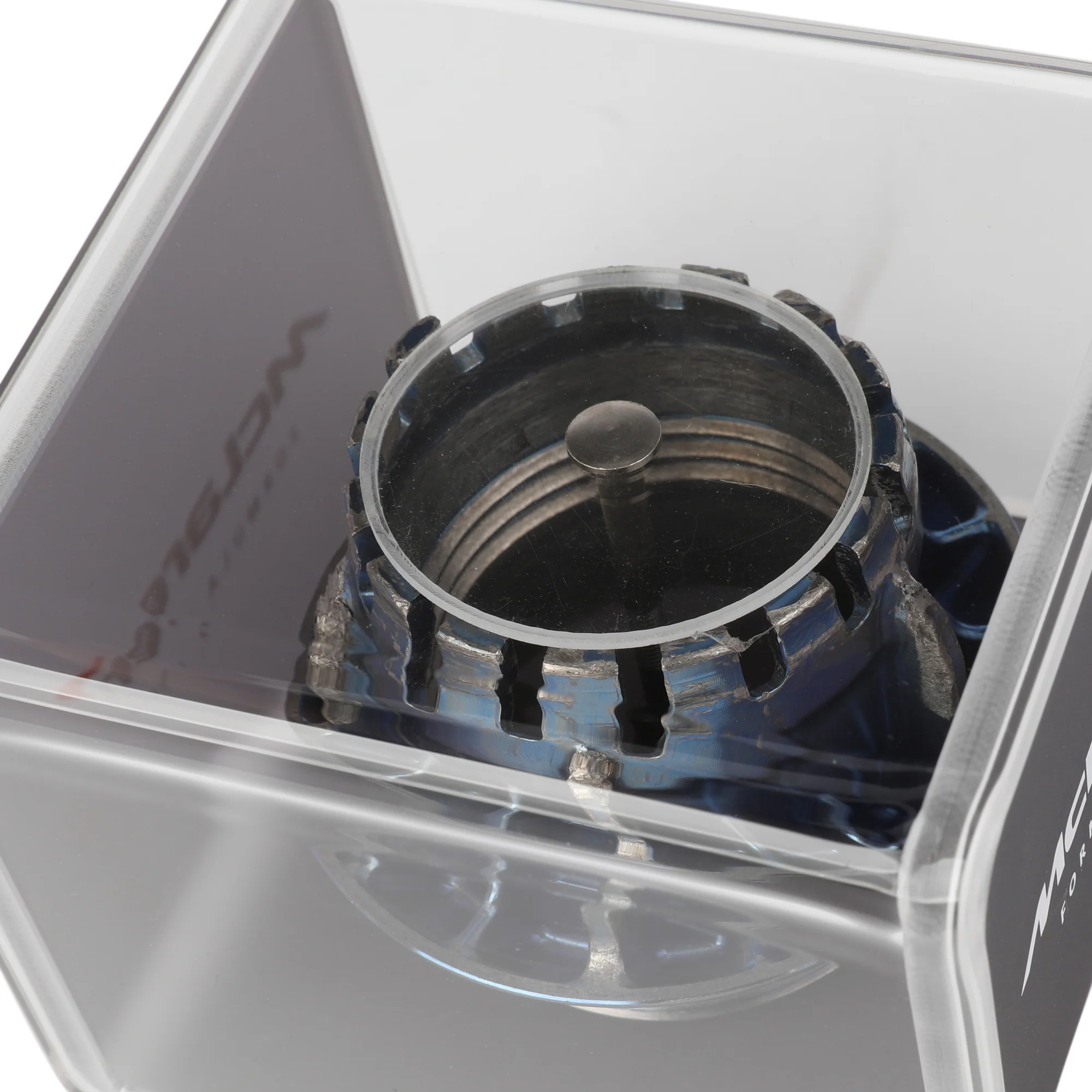 McLaren 2023 Race-Used Wheel Nut in Display Case - Blue - Image 4