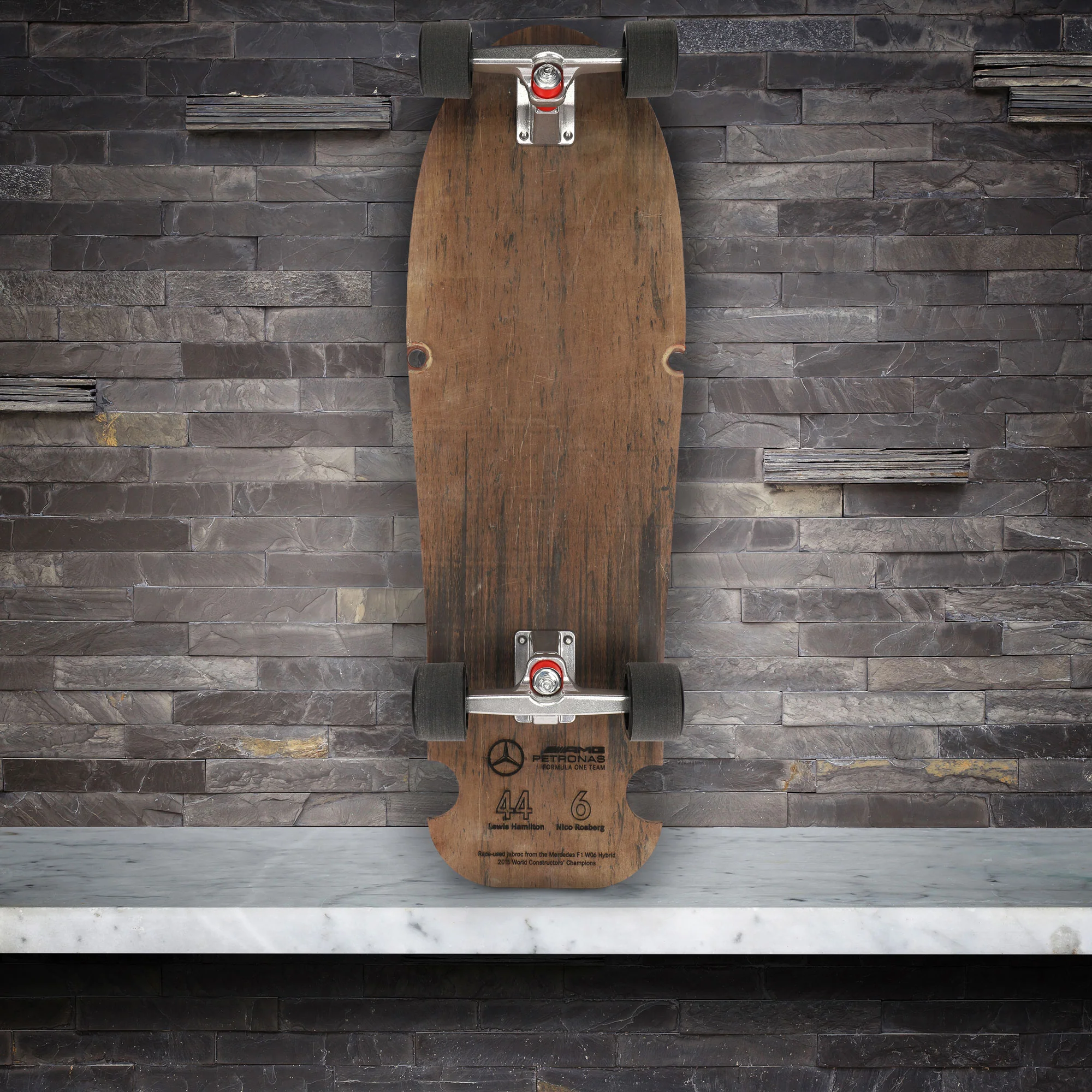 Mercedes-AMG Petronas F1 Team 2015 Skid Block Skateboard - Image 5