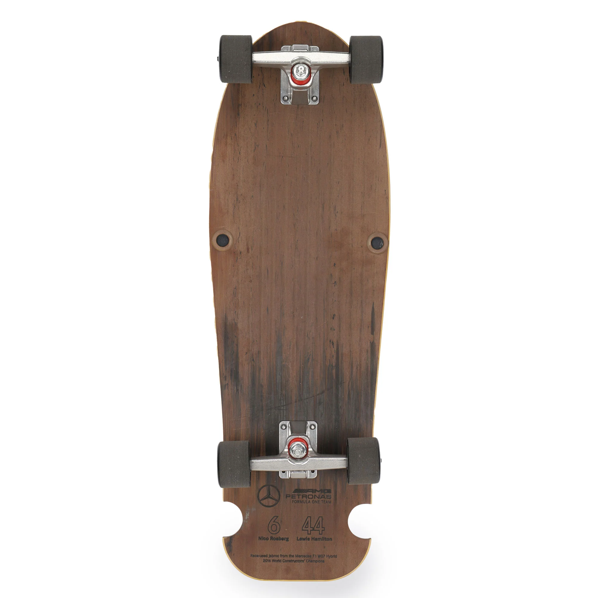 Mercedes-AMG Petronas Formula One Team 2016 Skid Block Skateboard - Image 4