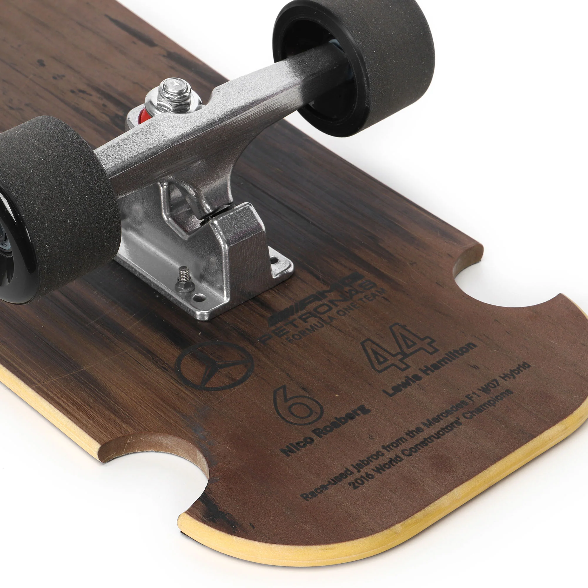 Mercedes-AMG Petronas Formula One Team 2016 Skid Block Skateboard - Image 6