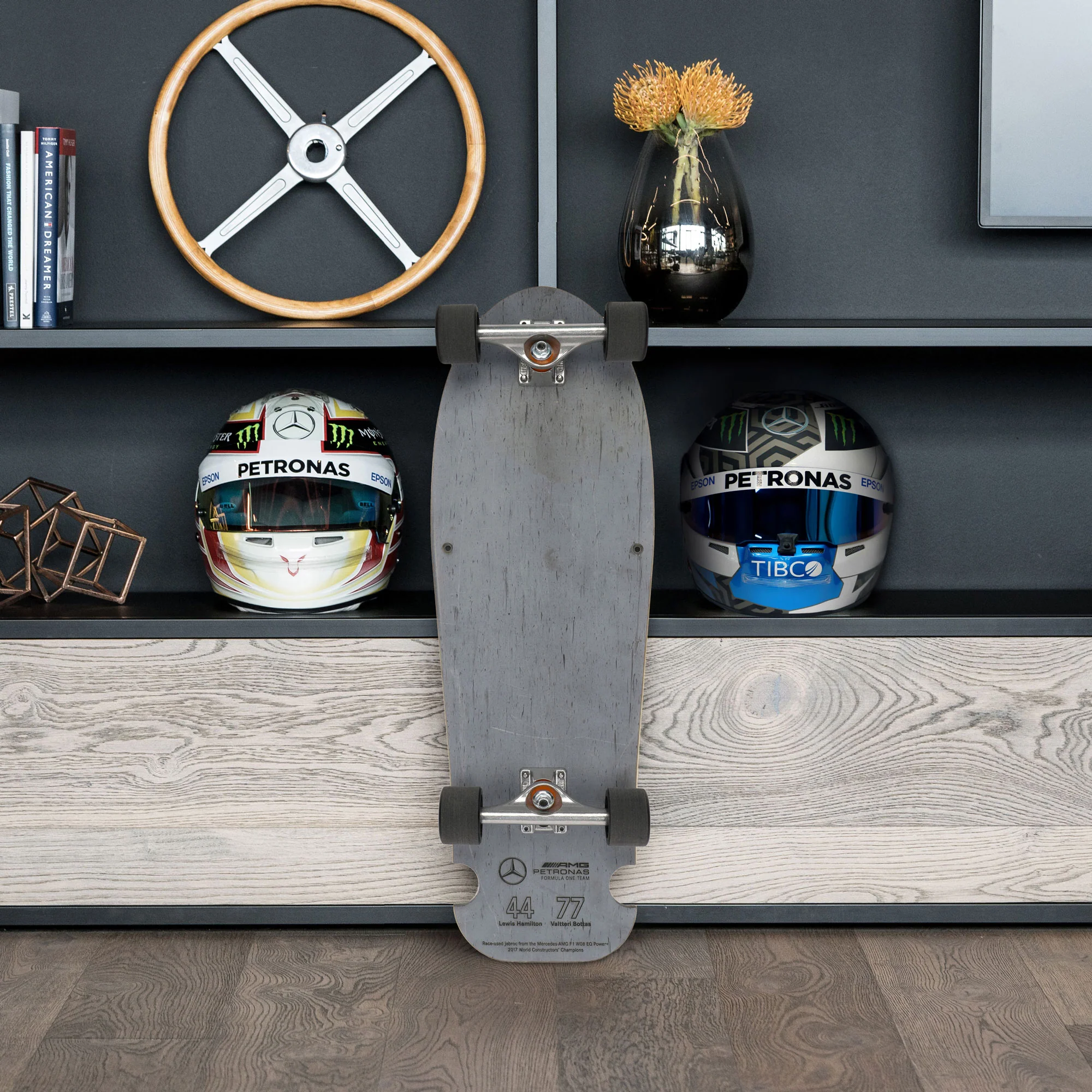 Mercedes-AMG Petronas F1 Team 2017 Skid Block Skateboard - Image 7