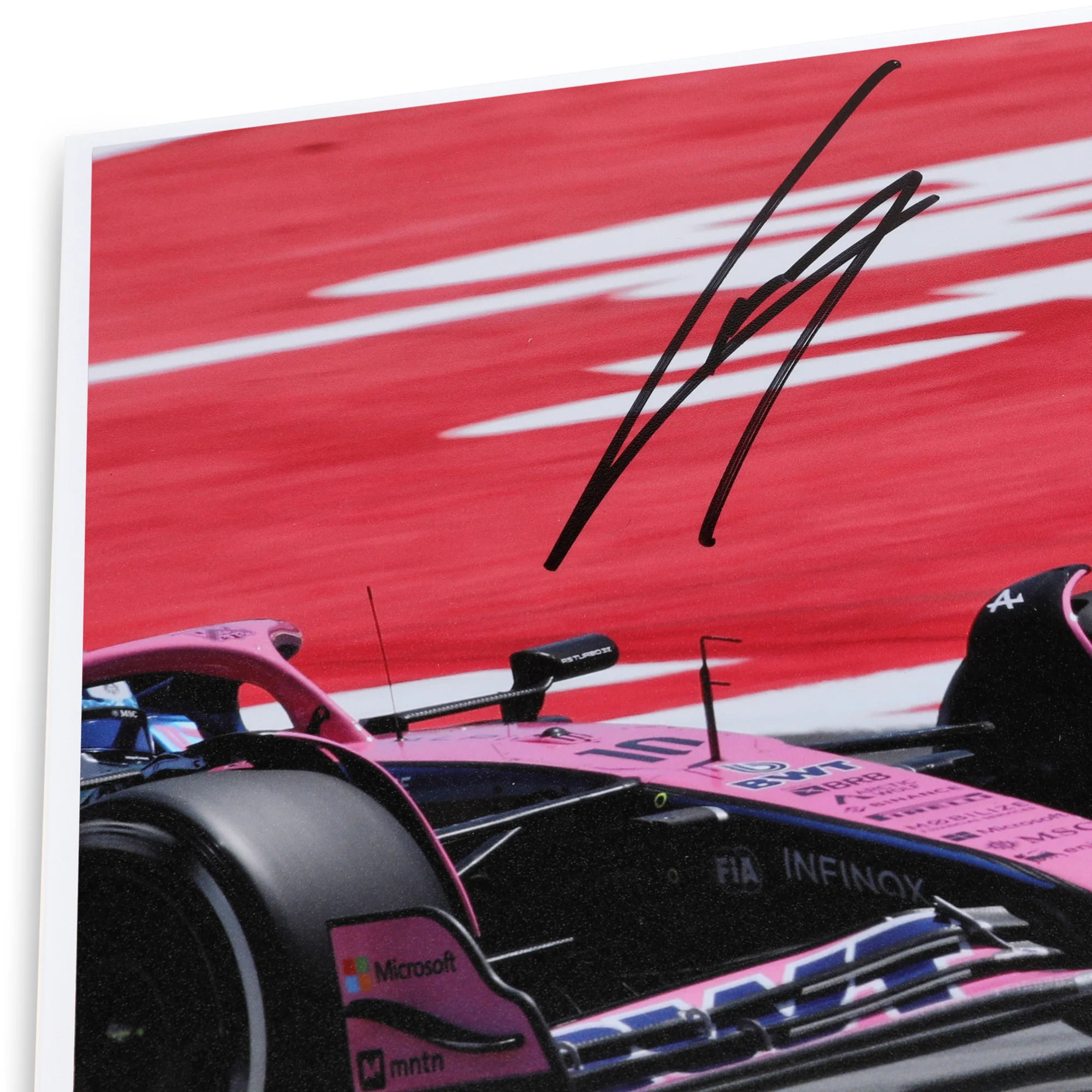 Pierre Gasly 2025 Signed Print - Spanish GP - Image 4