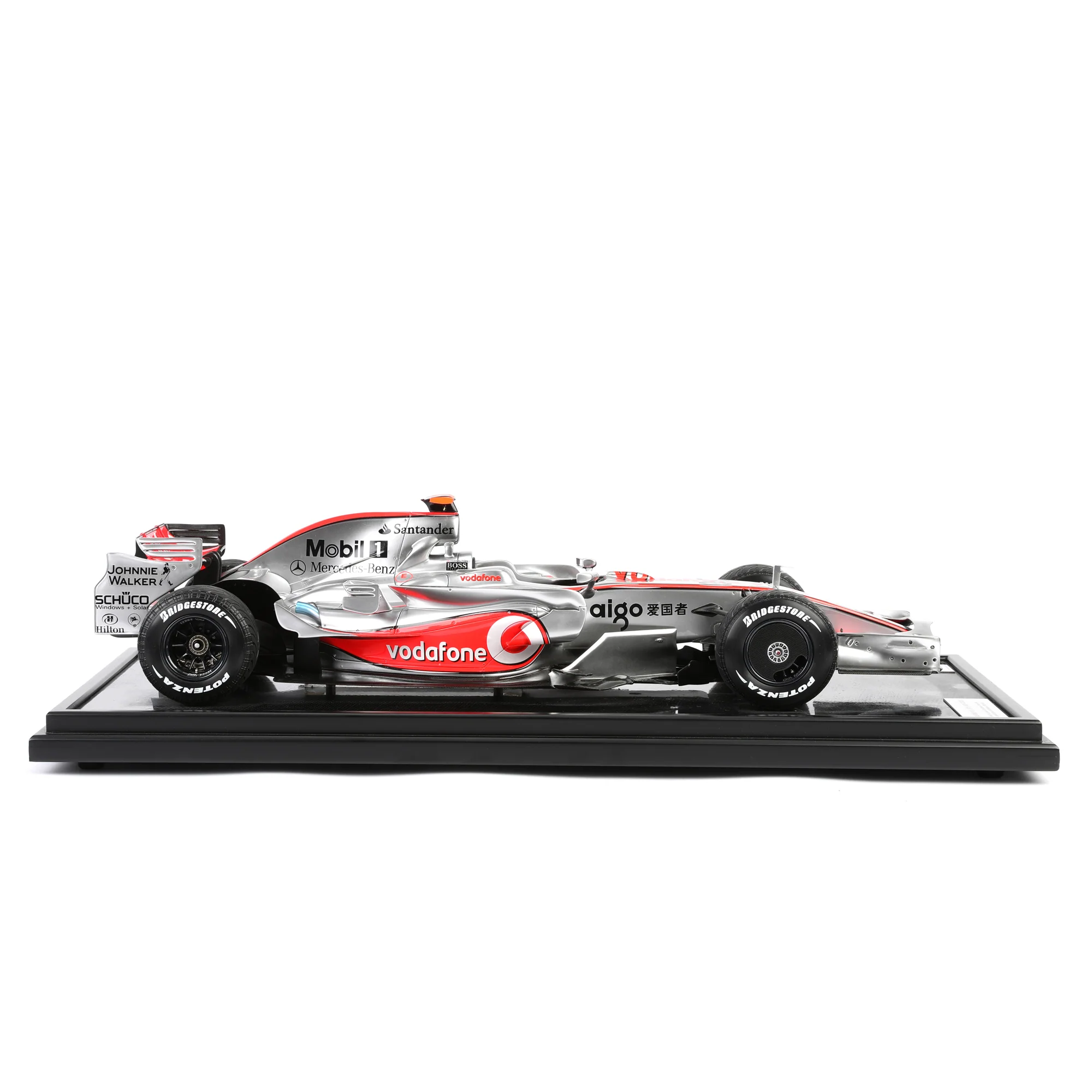 Season Launch LOT 014 – Lewis Hamilton 2008 McLaren MP4-23A 1:8 Scale Model Car - Monaco GP Amalgam - Image 3