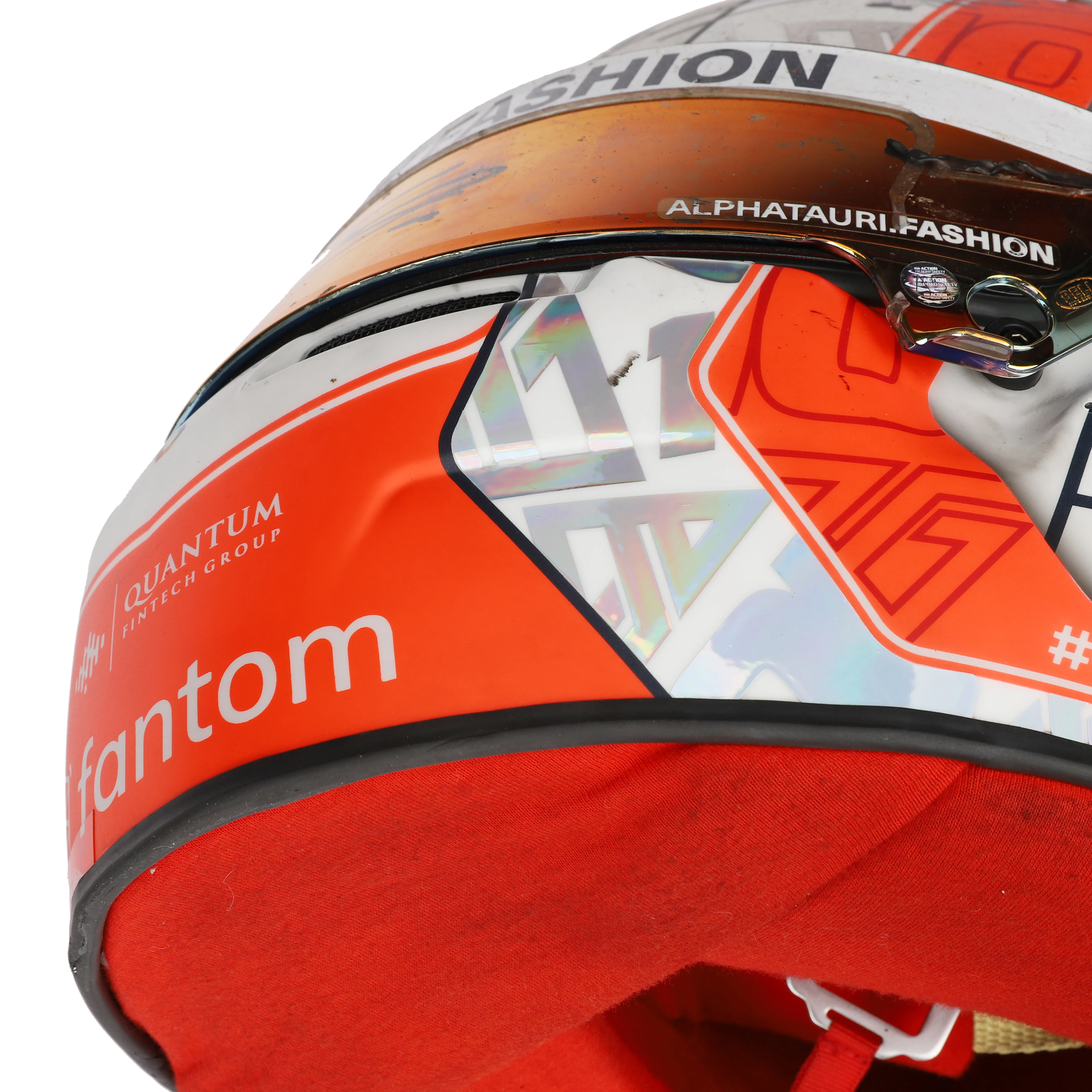 Season Launch LOT 037 - Pierre Gasly 2022 Signed Race Used Helmet – Australian GP - Image 10