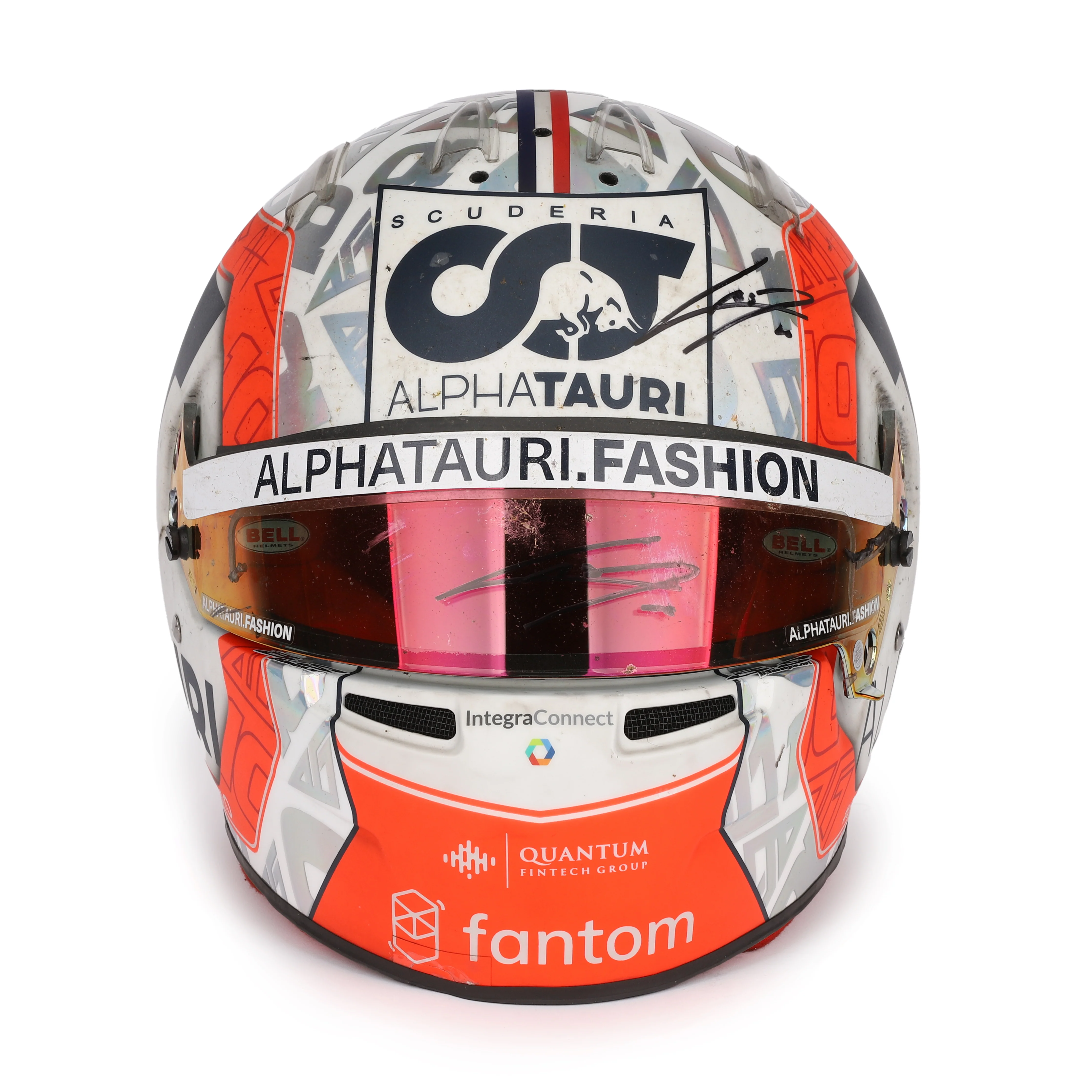 Season Launch LOT 037 - Pierre Gasly 2022 Signed Race Used Helmet – Australian GP - Image 4