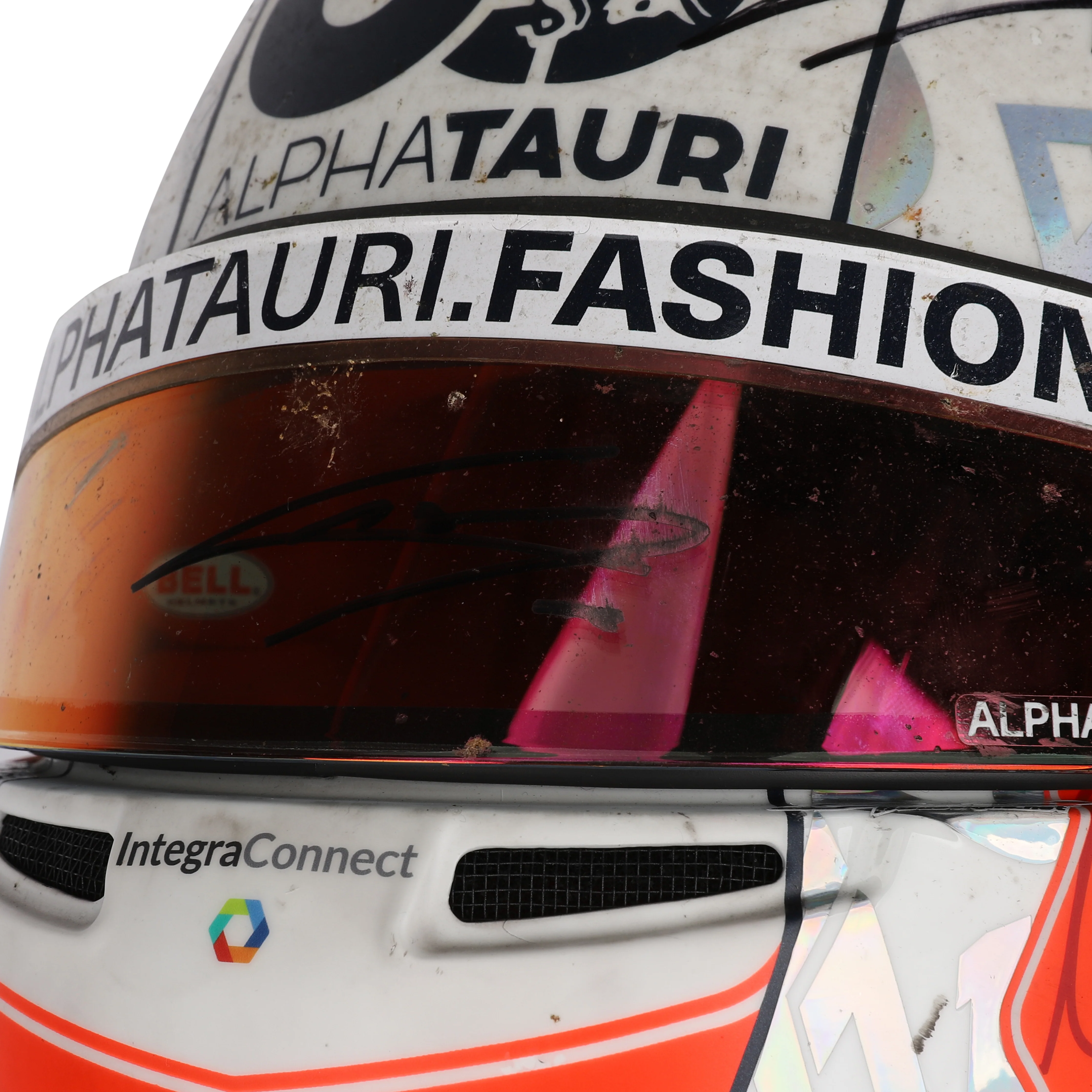 Season Launch LOT 037 - Pierre Gasly 2022 Signed Race Used Helmet – Australian GP - Image 8