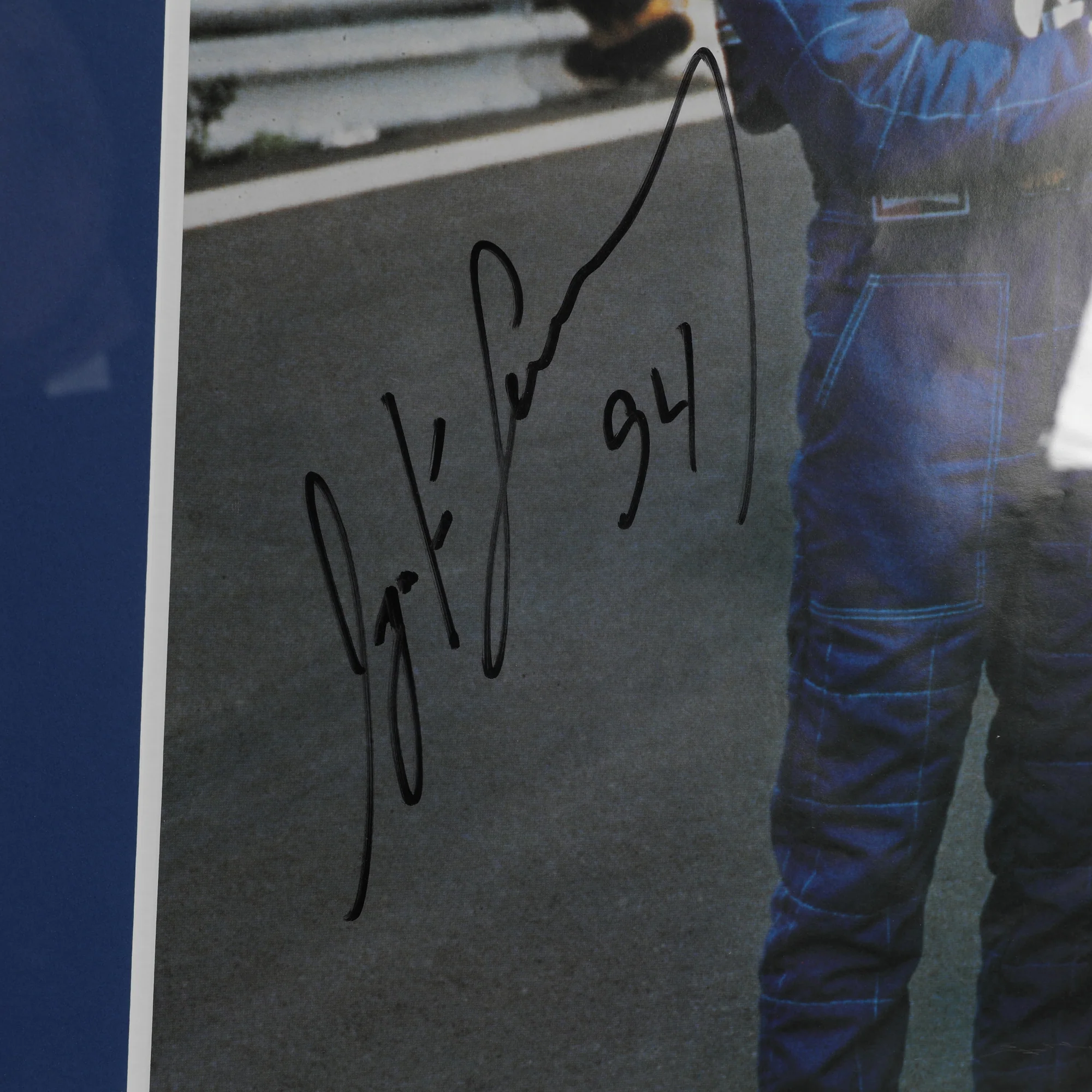 Season Launch LOT 029 - Ayrton Senna 1994 Williams Poster - Signed - Image 5